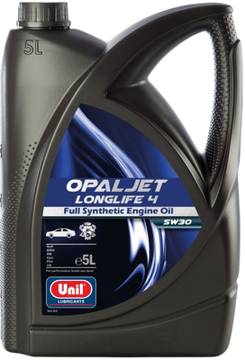 Моторное масло Unil OpalJet Lonlife 4 5W30 / 110032/7 (5л)