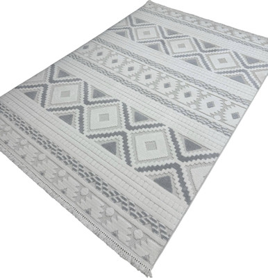 Ковер Radjab Carpet Поло Прямоугольник PL 273 / 12524RK (2x2.9, Cream/Grey)