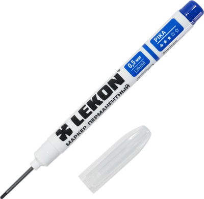 Маркер перманентный LEKON Pika / 012561 (синий)