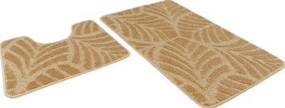 Набор ковриков для ванной и туалета Shahintex Актив Icarpet 50x80/50x40 (капучино 01)