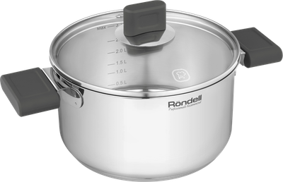 Кастрюля Rondell Quadro RDS-1596 (3.1л/20см, с крышкой)