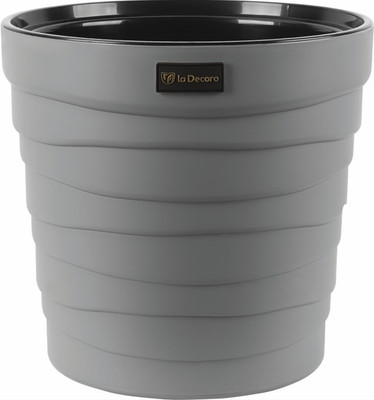 Кашпо La Decoro Бархан КШ-4367 (серый жемчуг)