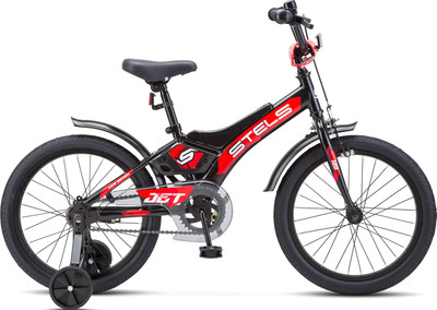Детский велосипед STELS Jet 16 (9, черный, разобранный, в коробке)