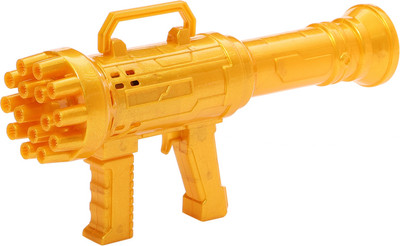Генератор мыльных пузырей детский Funny Toys Пулемет LY032 / 10183452 (золото)