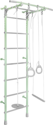 Детский спортивный комплекс Формула здоровья Ваниль / В22.16-П (фисташковый/серый)