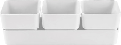 Кашпо La Decoro Фиори Трио КШ-0520 (белый)