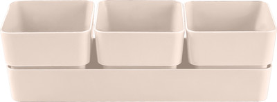 Кашпо La Decoro Фиори Трио КШ-0521 (пудровый)