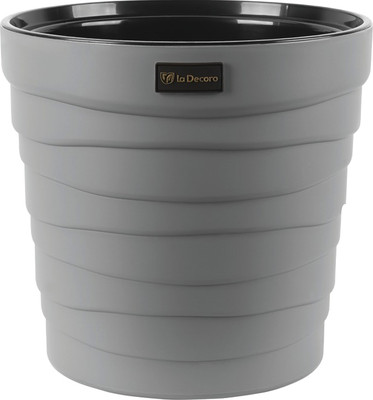 Кашпо La Decoro Бархан КШ-0549 (серый жемчуг)