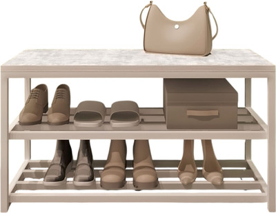 Полка для обуви Allerd 2 Rion 83x43 / 1010110200 (белый муар/энигма)