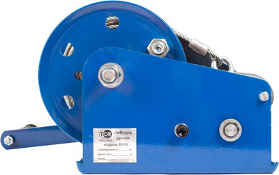 Лебедка ручная TOR ЛБ-3000 (BHW) г/п 1.35т длина троса 20м / 1000389