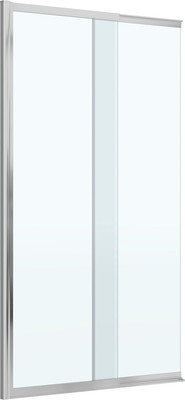 Стеклянная шторка для ванны Cezares SLIDER-FIX-VF-11-90/150-C-Cr