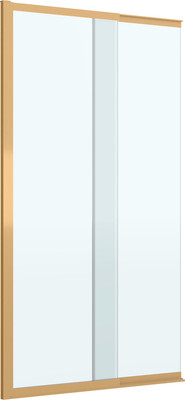 Стеклянная шторка для ванны Cezares SLIDER-FIX-VF-11-90/150-C-BORO