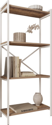 Стеллаж Allerd Rion 67.5x150 / 1040110300 (белый муар/австралийское дерево)