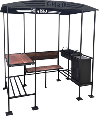 Мангал-беседка Станкоинструмент Лофт (с печью)