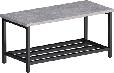 Полка для обуви Макс Стайл ОБ-320 (бетон темный)