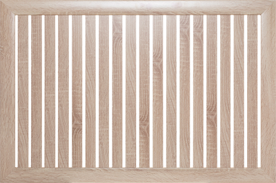Экран для радиатора Стильный Дом Реечный 90х60см (дуб сонома)