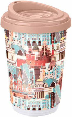 Многоразовый стакан Phibo 43323333255 (темно-бежевый)