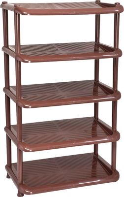 Полка для обуви Полимербыт Комфорт / 4392502 (коричневый)