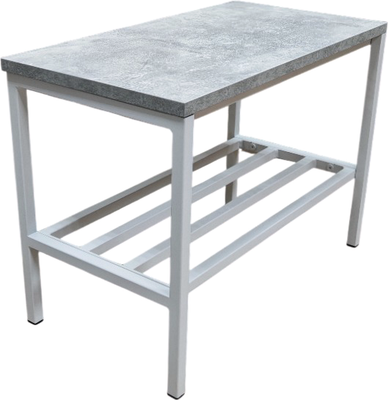 Полка для обуви Allerd 1 Rion 43x60 / 1050110500 (белый муар/бетон)