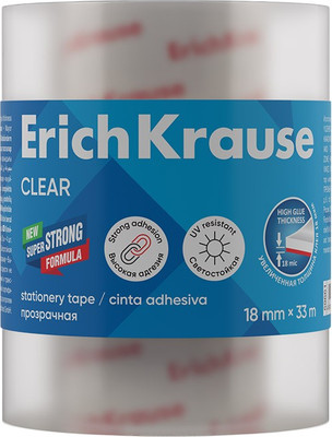 Скотч Erich Krause Clear / 63573 (4шт)