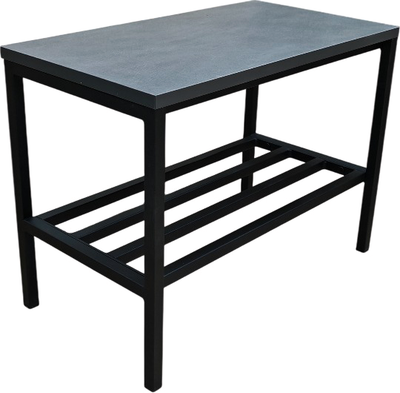 Полка для обуви Allerd 1 Rion 43x60 / 1050210700 (черный муар/металл бруклин)