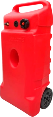 Топливный бак для лодочного мотора Ho Star Limited Коннектор и датчик уровня топлива на колесиках (53л)