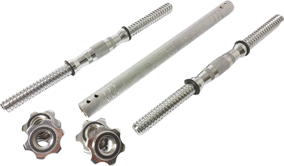 Гриф для гантели AMETIST 40 см (с соединительным коннектором)