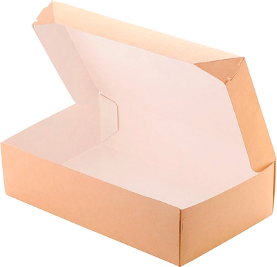 Набор коробок упаковочных для еды Паксервис CANDYBOX1900-WW 230x140x60мм 1.9л / 288296 (50шт, крафт)