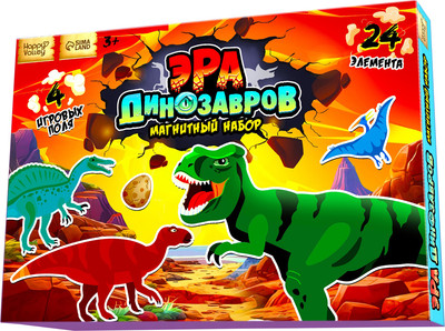 Развивающий игровой набор Happy Valley Магнитный. Эра динозавров / 10401966