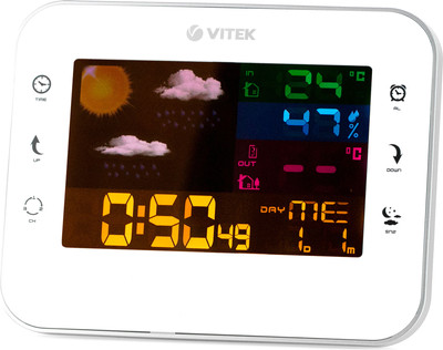 Метеостанция цифровая Vitek VT-6412 (черный)