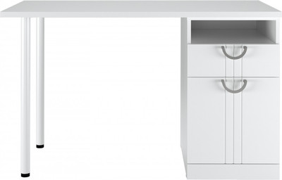 Письменный стол Аквилон Санти №17 (белое сияние)