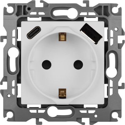 Розетка ЭРА 12-4108-01М / Б0067711 (белый матовый)