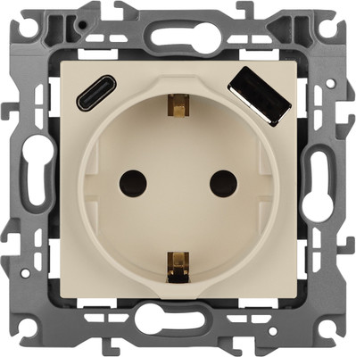 Розетка ЭРА 12-4108-02 / Б0067731 (слоновая кость)