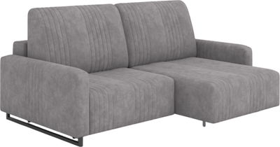 Диван угловой Rivalli Уолтер УП 1000 + 1000 (Tango Pebble/черный муар)