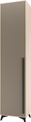 Шкаф-пенал Памир Ева 500 1С (глиняный/серый)