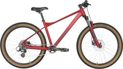 Велосипед STARK 25 Hunter 27.2 (L/19, красный матовый/черный, разобранный, в коробке)