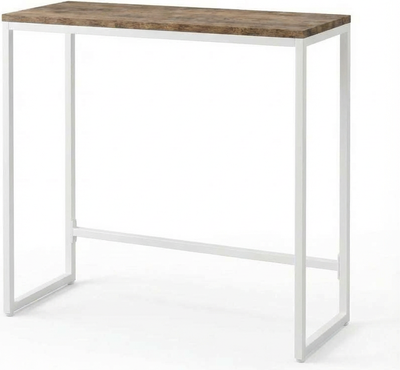 Консольный столик Allerd Rion 25x85 / 2050110300 (белый муар/австралийское дерево)