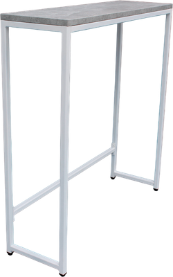 Консольный столик Allerd Rion 25x85 / 2050110500 (белый муар/бетон)