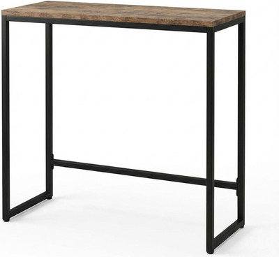 Консольный столик Allerd Rion 25x85 / 2050210300 (черный муар/австралийское дерево)