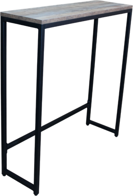 Консольный столик Allerd Rion 25x85 / 2050210300 (черный муар/австралийское дерево)