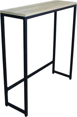 Консольный столик Allerd Rion 25x85 / 2050210600 (черный муар/дуб нокс)