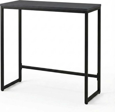 Консольный столик Allerd Rion 25x85 / 2050210700 (черный муар/металл бруклин)