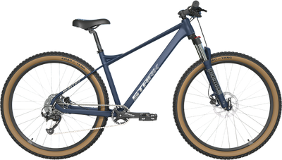 Велосипед STARK 25 Hunter 29.3 (S/16, грозовой матовый/серебристый металлик, разобранный, в коробке)