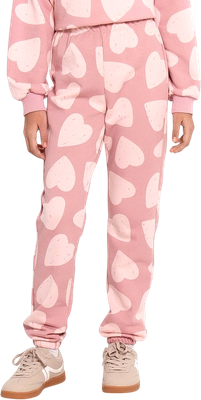Штаны детские Mark Formelle 187834 (р.104-56, сердечки на пыльно-розовом)