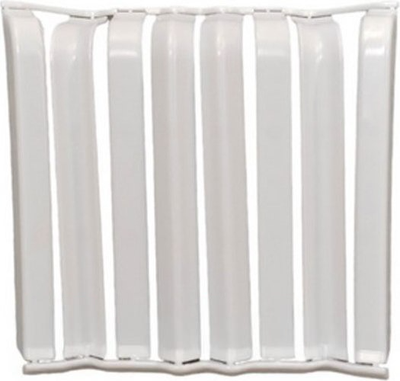 Набор фурнитуры для плинтуса Ideal Дюра округлый 001 Белый (80мм, 8шт, флоупак)