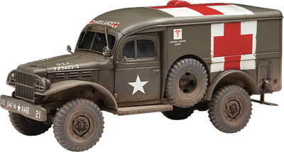 Сборная модель Звезда Американский армейский автомобиль медицинский WC-54 / 3711