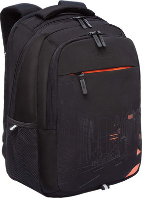 Рюкзак Grizzly RU-532-2 (черный/оранжевый)