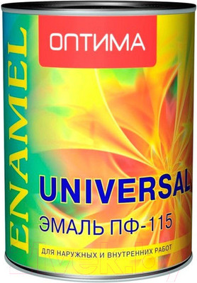 Эмаль Оптима ПФ-115 (900г, зеленый)