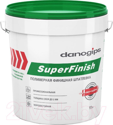 Шпатлевка готовая Danogips SuperFinish (18.1кг)