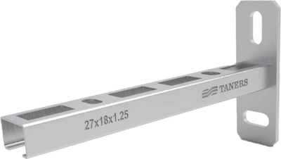 Консоль монтажная Taners 1.25x27x18x200мм / TN.0510.027.018.0200.S
